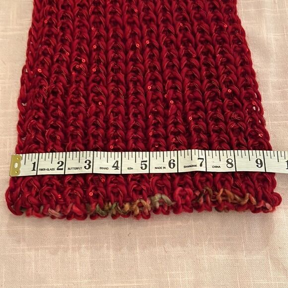 NWOT infinity scarf w/ sparkly sequins on 1 side & multi colored on the other - Picture 7 of 11